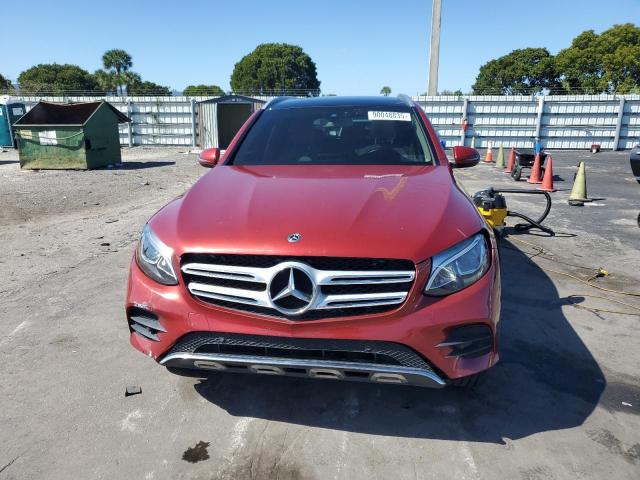 WDC0G4KB7HV009756 - 2017 MERCEDES-BENZ GLC 300 4MATIC RED photo 5