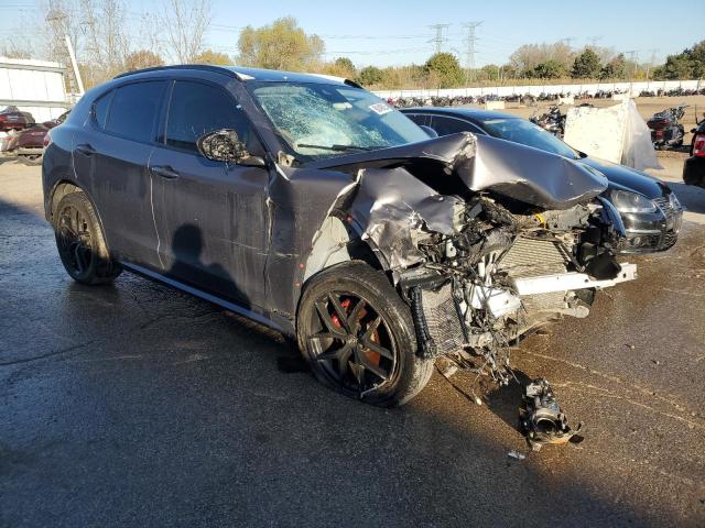 ZASPAKBN7L7C88764 - 2020 ALFA ROMEO STELVIO TI Grau Foto 4