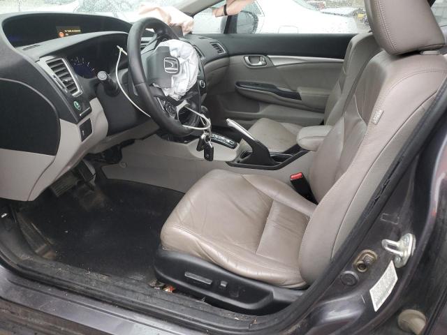 19XFB2F94FE081185 - 2015 HONDA CIVIC EXL 灰色 照片 7