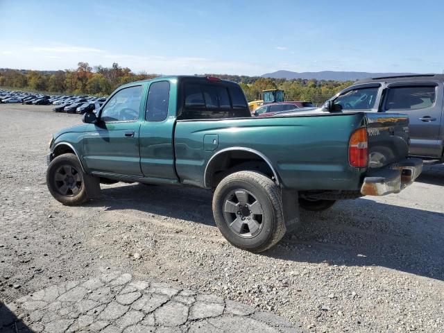4TAWN72N5YZ595475 - 2000 TOYOTA TACOMA XTRACAB GREEN photo 2