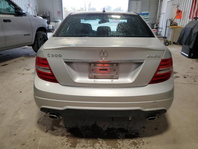 WDDGF8AB0DR280571 - 2013 MERCEDES-BENZ C 300 4MATIC SILVER photo 6