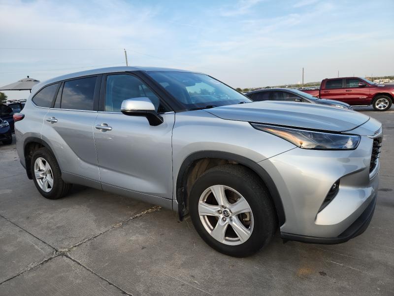 5TDKDRBH3PS031898 - 2023 TOYOTA HIGHLANDER L 银色 照片 4