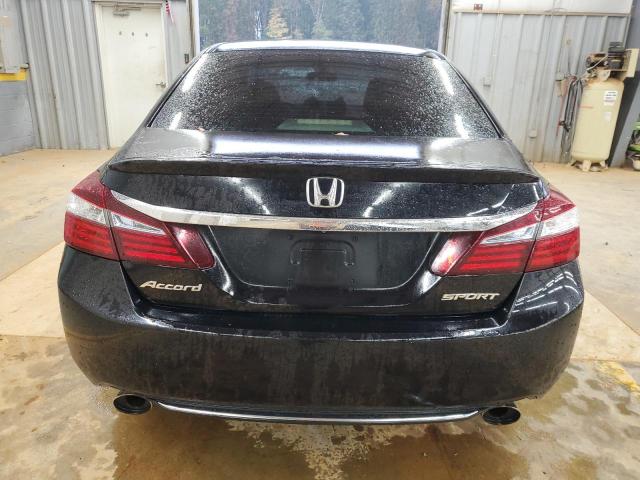 1HGCR2F59DA185023 - 2013 HONDA ACCORD SPORT შავი ფოტო 6