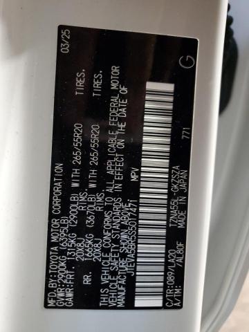 JTEVA5BR5S5017471 - 2025 TOYOTA 4RUNNER SR5 白色 照片 14