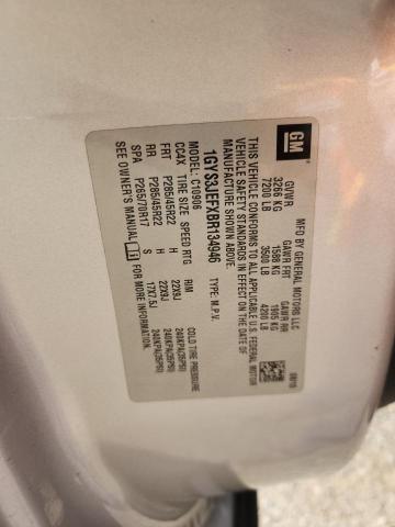 1GYS3JEFXBR134946 - 2011 CADILLAC ESCALADE ESV PREMIUM SILVER photo 13