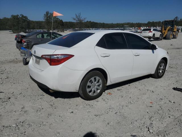 2T1BURHE4FC276682 - 2015 TOYOTA COROLLA L WHITE photo 3