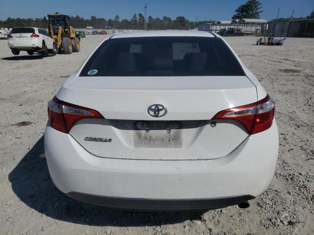 2T1BURHE4FC276682 - 2015 TOYOTA COROLLA L WHITE photo 6