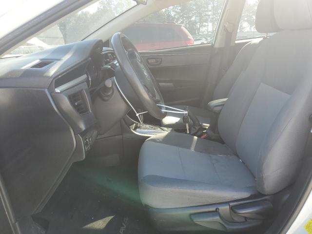 2T1BURHE4FC276682 - 2015 TOYOTA COROLLA L WHITE photo 7