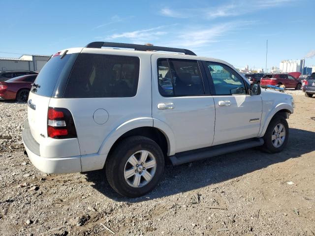 1FMEU73E48UA37028 - 2008 FORD EXPLORER XLT WHITE photo 3
