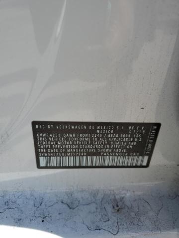 3VW547AU8JM292240 - 2018 VOLKSWAGEN GTI S 白色 照片 13