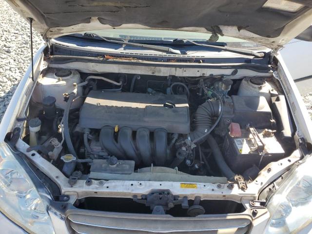 JTDBR32E142042261 - 2004 TOYOTA COROLLA CE WHITE photo 11