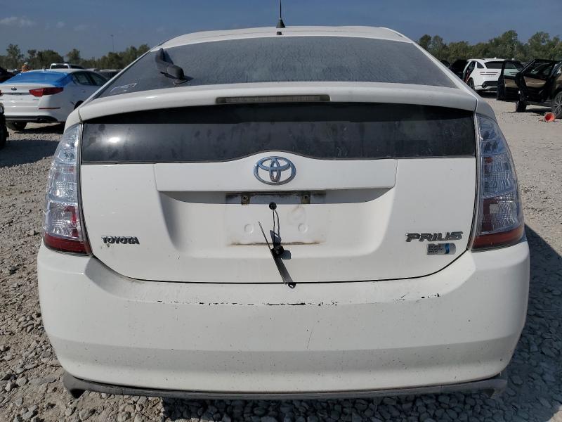 JTDKB20U683350437 - 2008 TOYOTA PRIUS WHITE photo 6