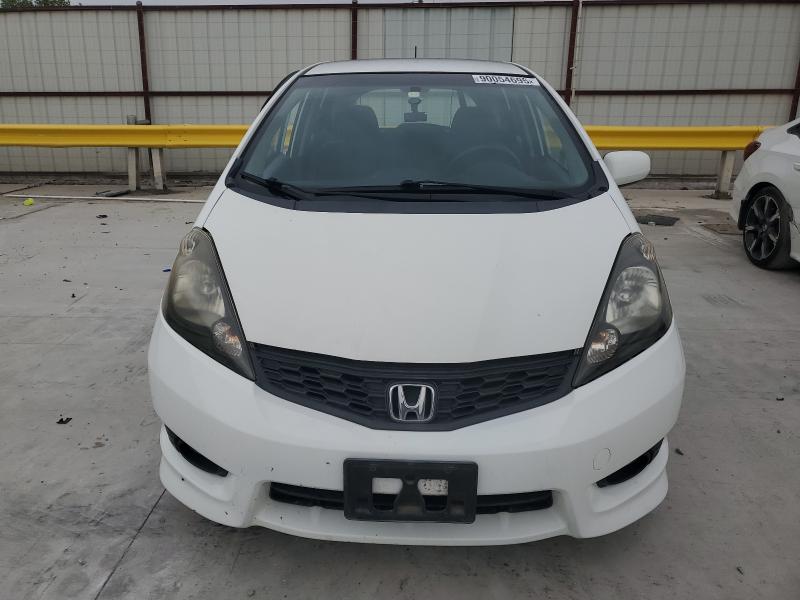 JHMGE8H57DC016357 - 2013 HONDA FIT SPORT WHITE photo 5