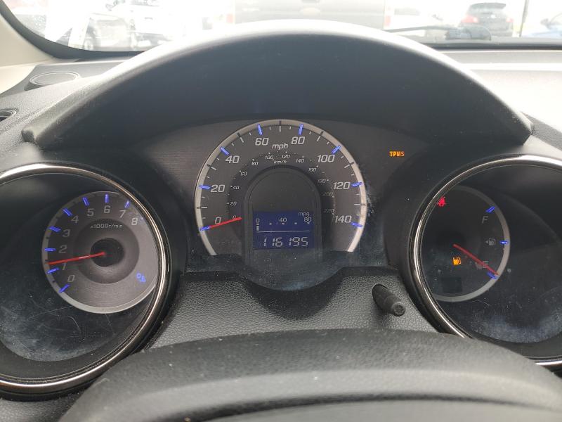 JHMGE8H57DC016357 - 2013 HONDA FIT SPORT WHITE photo 9