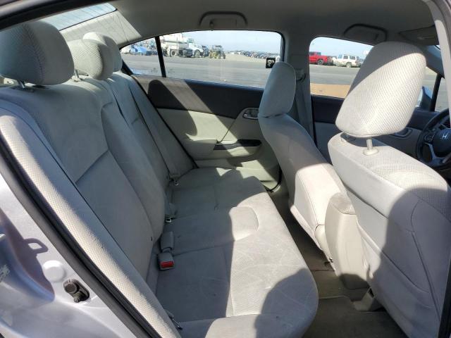 19XFB2F53CE327250 - 2012 HONDA CIVIC LX SILVER photo 10
