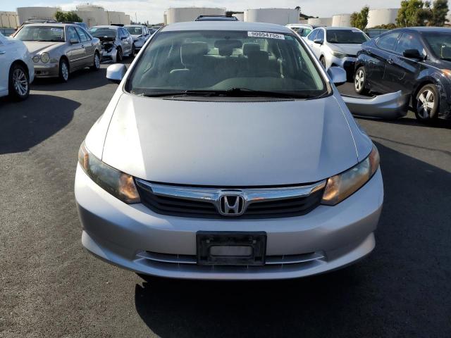 19XFB2F53CE327250 - 2012 HONDA CIVIC LX SILVER photo 5