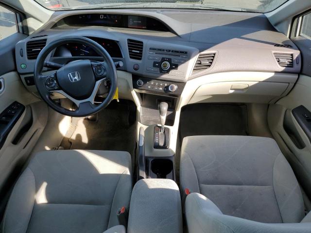 19XFB2F53CE327250 - 2012 HONDA CIVIC LX SILVER photo 8