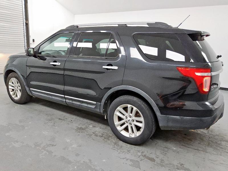 1FM5K7D82DGC33248 - 2013 FORD EXPLORER XLT BLACK photo 2