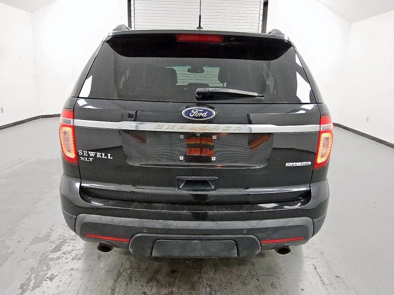 1FM5K7D82DGC33248 - 2013 FORD EXPLORER XLT BLACK photo 6