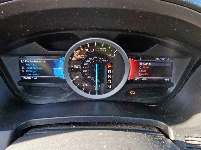 1FM5K7D82DGC33248 - 2013 FORD EXPLORER XLT BLACK photo 9