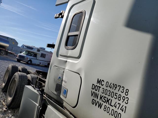 1FUJHHDR0KLJY3852 - 2019 FREIGHTLINER CASCADIA 1 Blanco foto 9