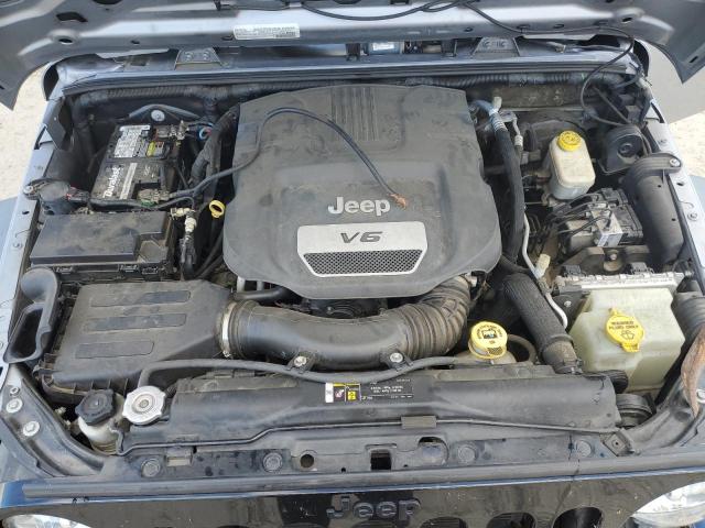 1C4AJWAG8HL520747 - 2017 JEEP WRANGLER SPORT SILVER photo 12