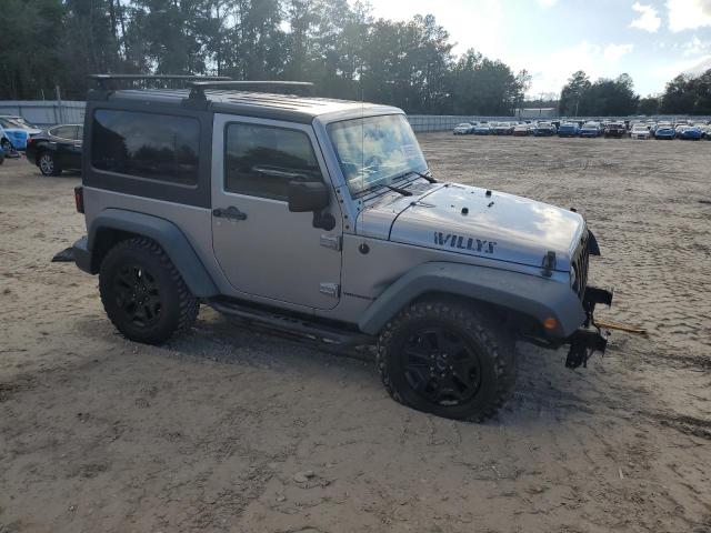 1C4AJWAG8HL520747 - 2017 JEEP WRANGLER SPORT SILVER photo 4