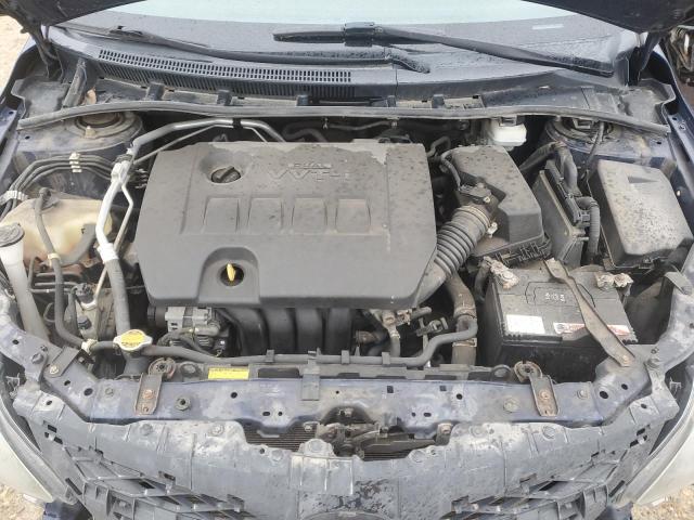 2T1BU4EE5BC541675 - 2011 TOYOTA COROLLA BASE BLUE photo 11