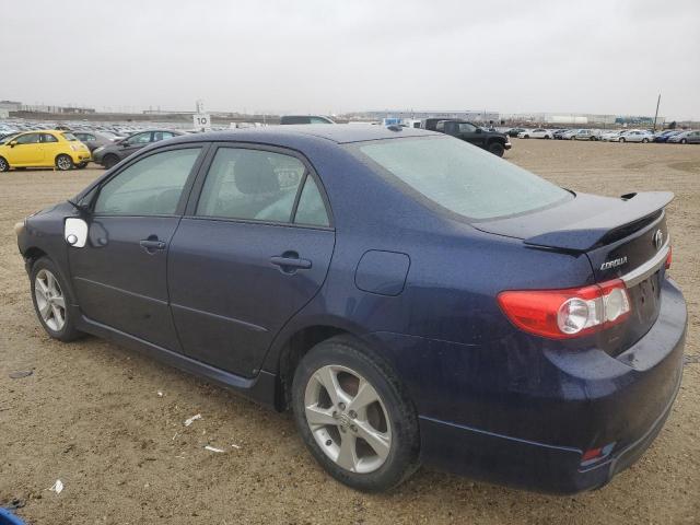 2T1BU4EE5BC541675 - 2011 TOYOTA COROLLA BASE BLUE photo 2