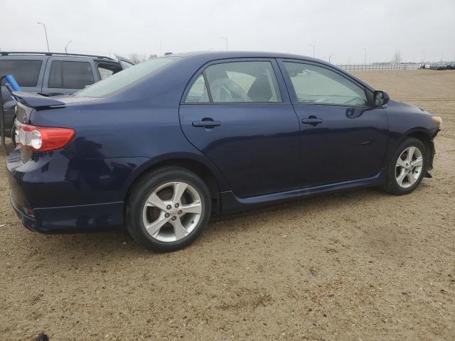 2T1BU4EE5BC541675 - 2011 TOYOTA COROLLA BASE BLUE photo 3