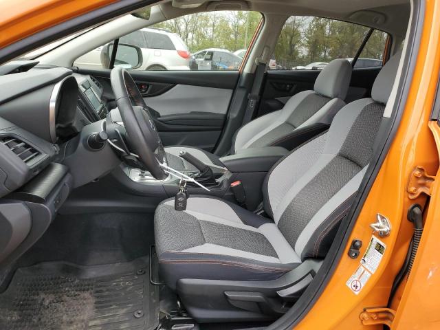 JF2GTADC1J8328970 - 2018 SUBARU CROSSTREK PREMIUM Orange Foto 7