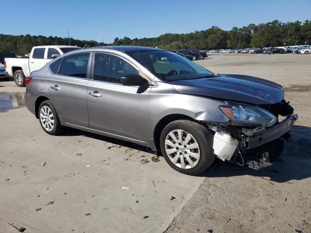 3N1AB7AP3KY443435 - 2019 NISSAN SENTRA S GRAY photo 4