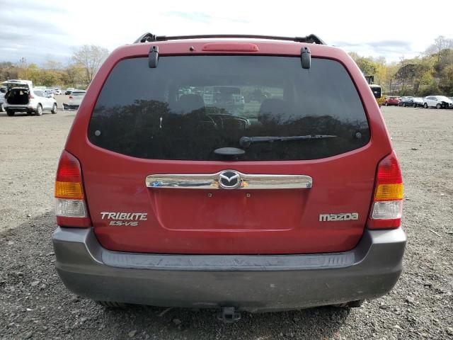 4F2CZ06163KM34659 - 2003 MAZDA TRIBUTE ES RED photo 6