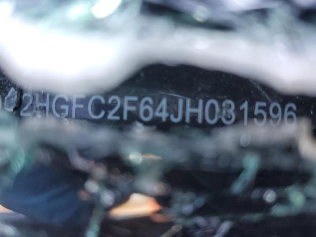 2HGFC2F64JH031596 - 2018 HONDA CIVIC LX 灰色 照片 14