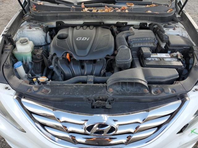 5NPEC4AC5CH409065 - 2012 HYUNDAI SONATA SE WHITE photo 11
