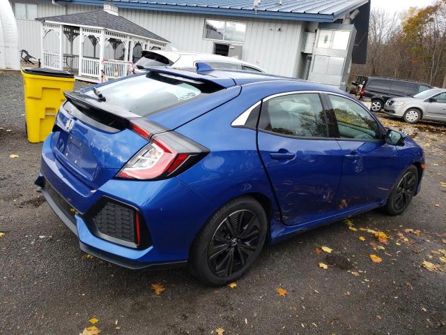 SHHFK7H51HU414588 - 2017 HONDA CIVIC EX BLUE photo 3