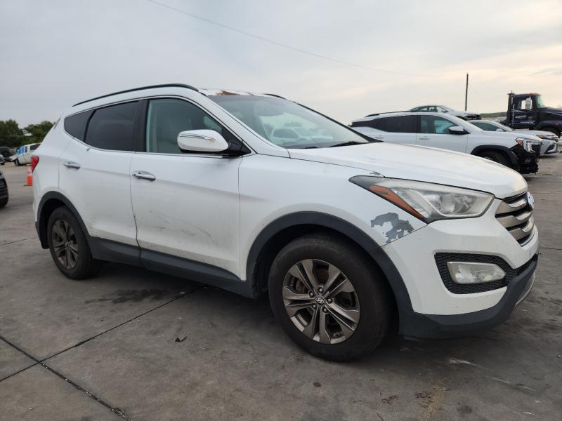 5XYZUDLB4DG037181 - 2013 HYUNDAI SANTA FE S WHITE photo 4