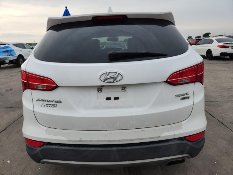 5XYZUDLB4DG037181 - 2013 HYUNDAI SANTA FE S WHITE photo 6