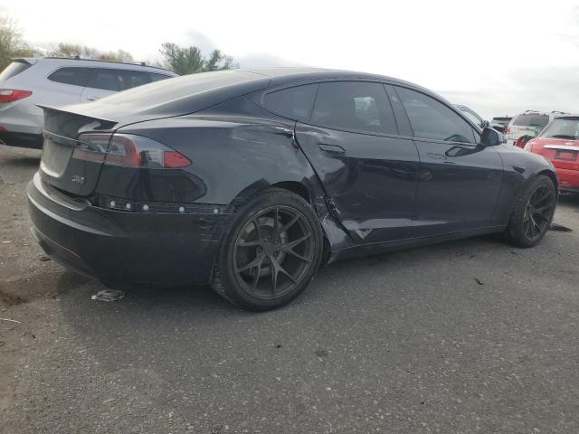 5YJSA1E64MF442876 - 2021 TESLA MODEL S Սև լուսանկար 3
