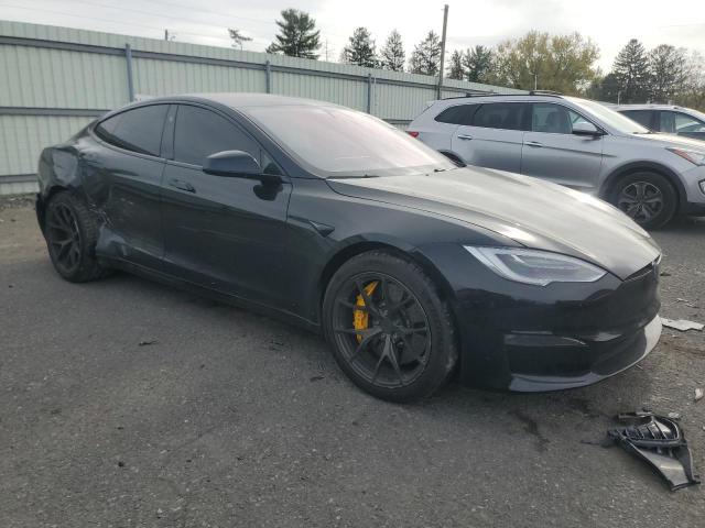 5YJSA1E64MF442876 - 2021 TESLA MODEL S Սև լուսանկար 4
