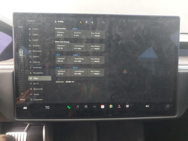5YJSA1E64MF442876 - 2021 TESLA MODEL S Սև լուսանկար 9