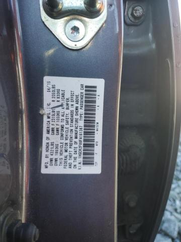 1HGCR2F88FA161387 - 2015 HONDA ACCORD EXL CHARCOAL photo 12