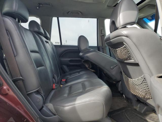 2HKYF18697H532313 - 2007 HONDA PILOT EXL MAROON photo 11