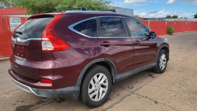 2HKRM3H71FH548664 - 2015 HONDA CR-V EXL MAROON photo 4
