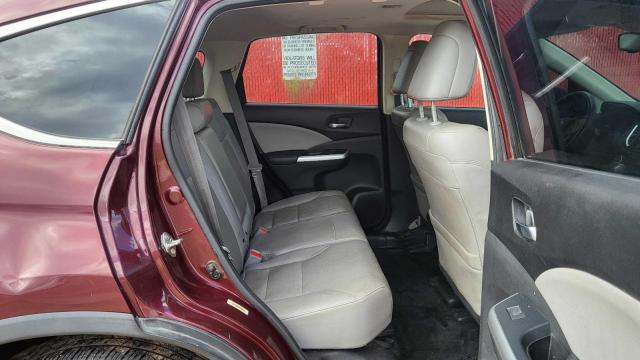 2HKRM3H71FH548664 - 2015 HONDA CR-V EXL MAROON photo 6