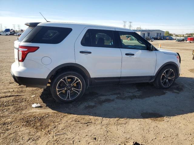 1FM5K8AR3FGB83871 - 2015 FORD EXPLORER POLICE INTERCEPTOR Blanco foto 3