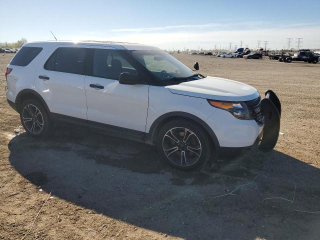 1FM5K8AR3FGB83871 - 2015 FORD EXPLORER POLICE INTERCEPTOR Blanco foto 4