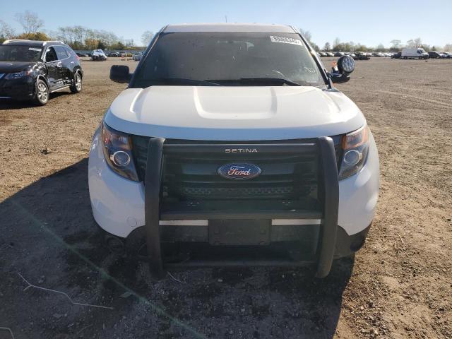 1FM5K8AR3FGB83871 - 2015 FORD EXPLORER POLICE INTERCEPTOR Blanco foto 5