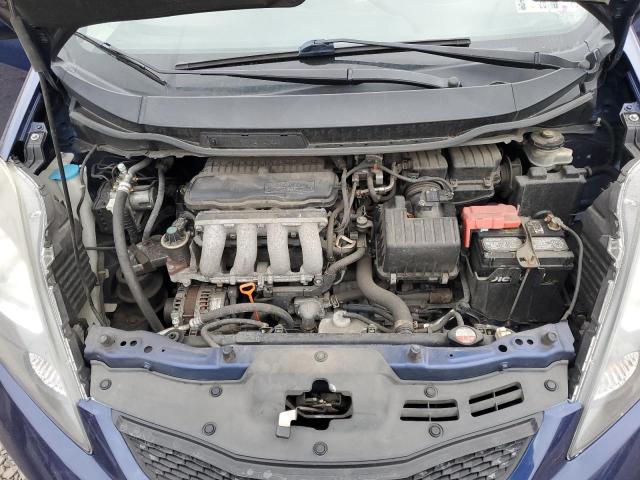 JHMGE8H33DC012949 - 2013 HONDA FIT BLUE photo 11
