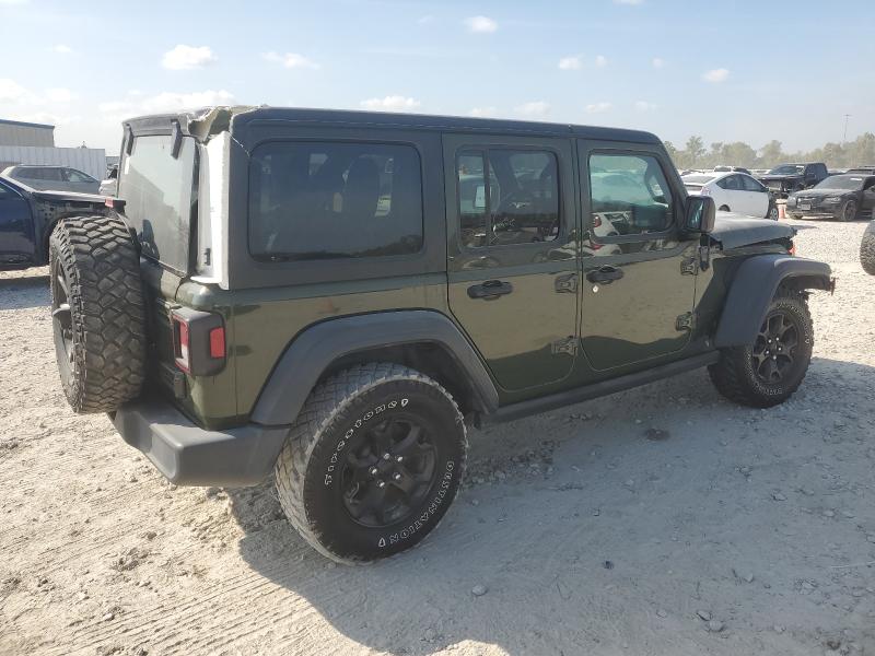 1C4HJXDN2LW332098 - 2020 JEEP WRANGLER U SPORT GREEN photo 3